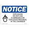 Signmission OSHA Notice Sign, 5" Height, 7" Width, Explosion Do Not Use Flammable Sign With Symbol, Landscape OS-NS-D-57-L-12267 - alternate 1